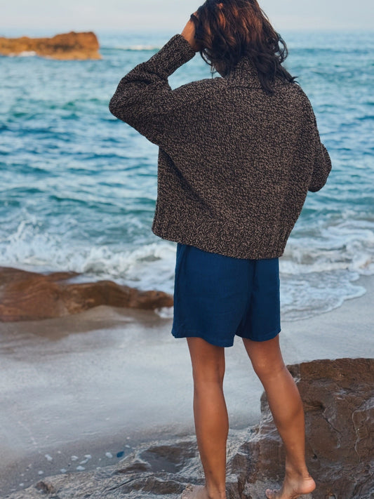Kharoub sweater by Rosa Pomar in Zagal 910
