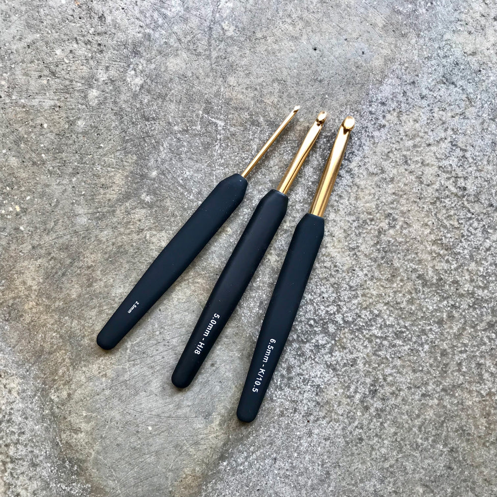 KnitPro gold aluminium crochet hook