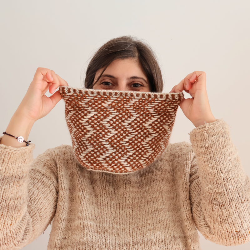 Purl inlay colorwork