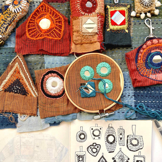 Sindhi Mirror Embroidery Ornament Workshop with Wenlin Studio - 15 NOV