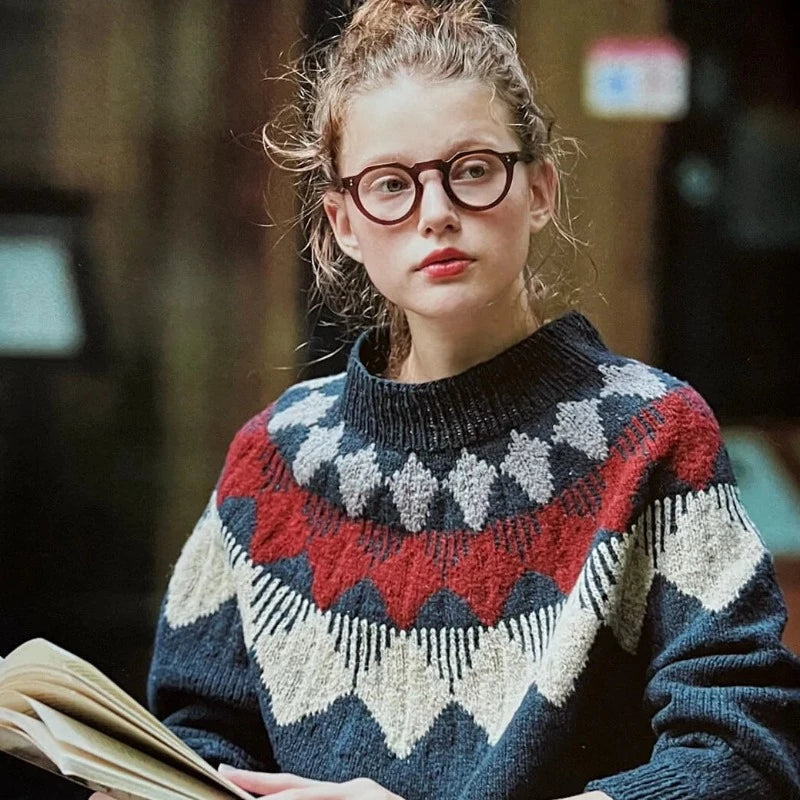 Knitting hot sale yoke sweater