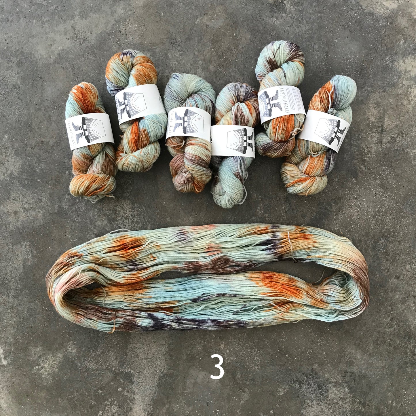 Mondim dyed by Dyevergent yarns