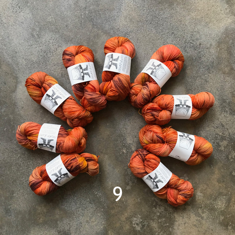 Mondim dyed by Dyevergent yarns