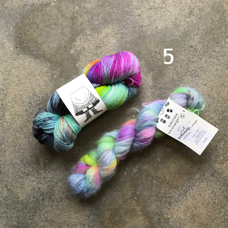Mondim dyed by Dyevergent yarns