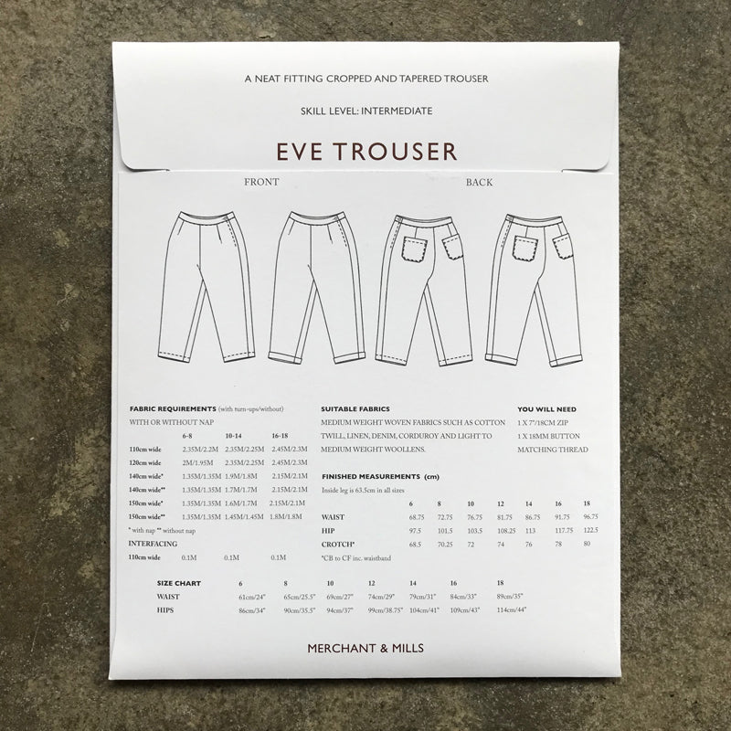 Merchant & Mills Eve Trouser