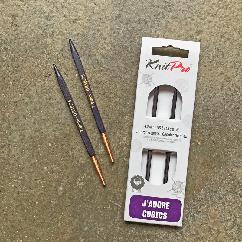 KnitPro J’ADORE Cubics interchangeable circular needles