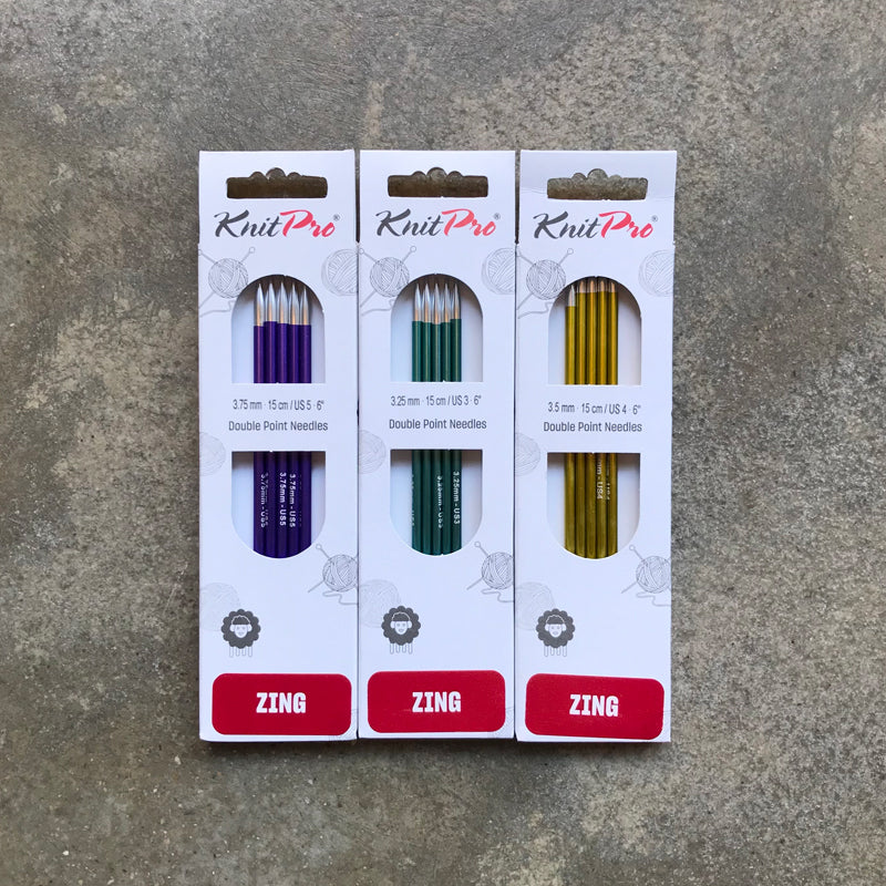 KnitPro Zing Doppia Punta Aghi, di Dpn , 20 CM, Taglie 2 - 8 MM