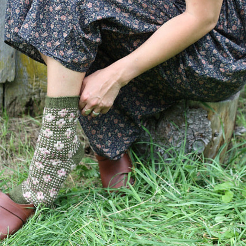 Pressed Flowers Socks Kit