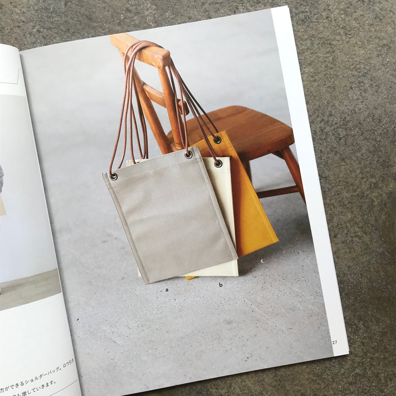 Simple and functional: A canvas bag you'll want to carry every day | シンプルで機能的 毎日持ちたい帆布のバッグ