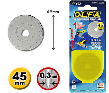 OLFA Circular blade for rotary cutter
