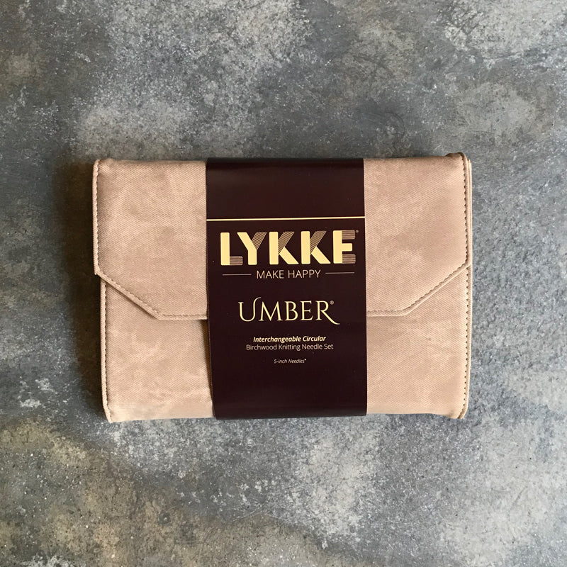 Lykke Umber 5" Interchangeable Circular Knitting Needle Set