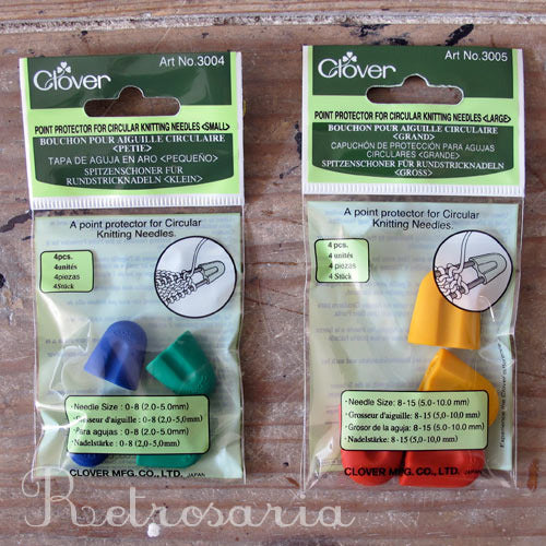 Clover Protectores para agulhas circulares