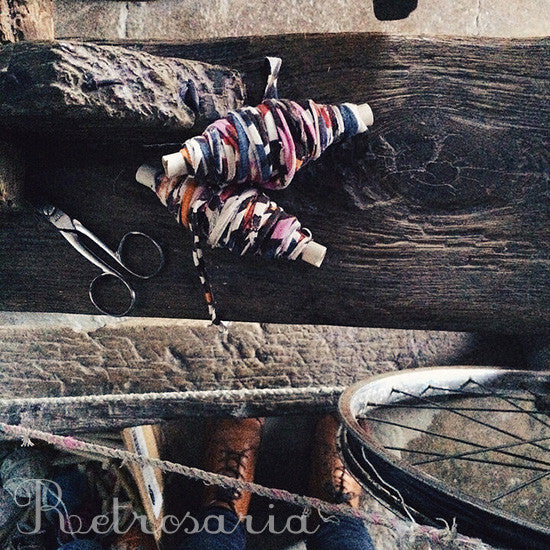 Almofada | Handwoven rag pillow