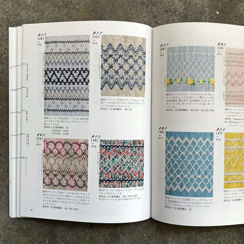 28 smocking techniques learned from the basics | 基礎から学ぶ28のスモッキングテクニック