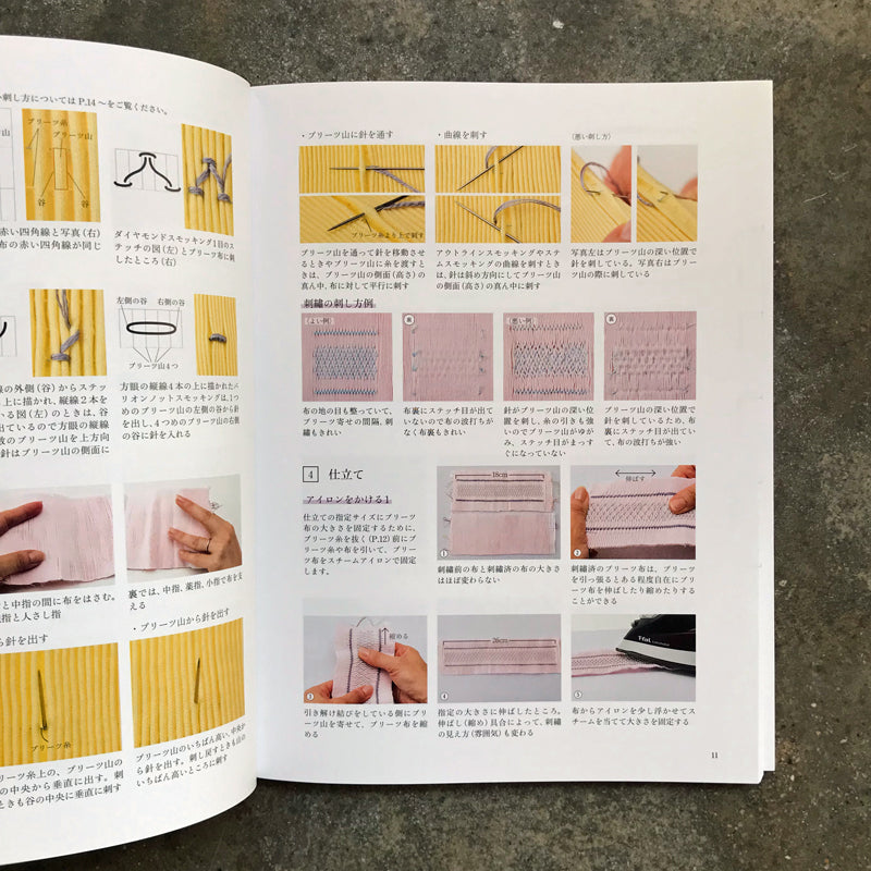 28 smocking techniques learned from the basics | 基礎から学ぶ28のスモッキングテクニック