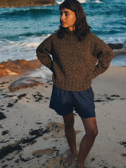 Kharoub sweater by Rosa Pomar in Zagal 910