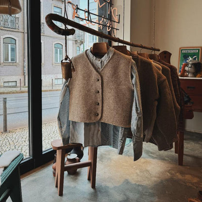 Rosa Pomar Manufactura Pelica vest