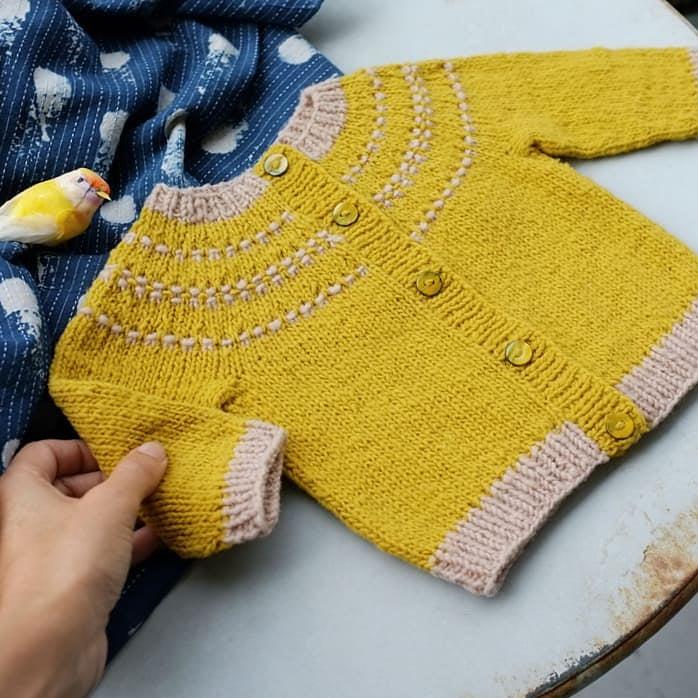 Arnica baby cardigan in João