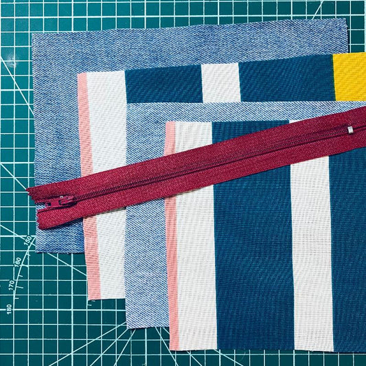 Bolsa com fecho de correr 