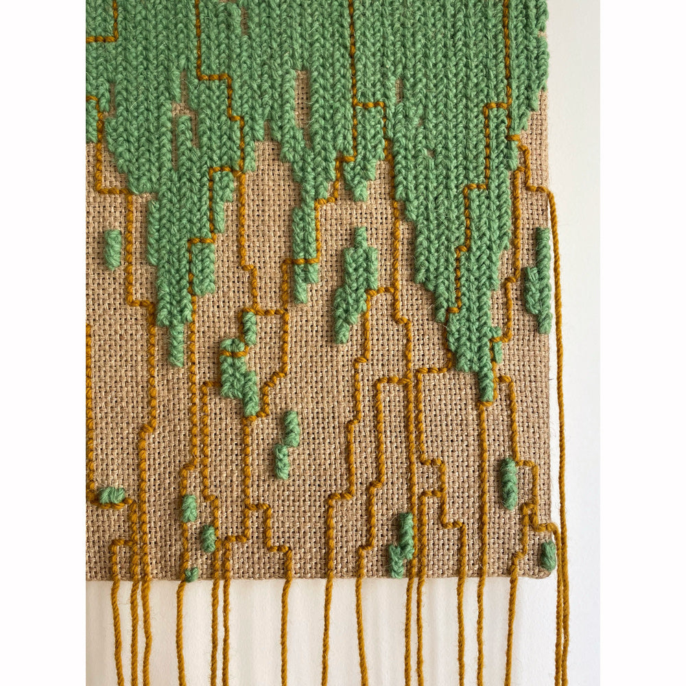 Bordado Livre sobre Ponto de Arraiolos com A Rendeira
