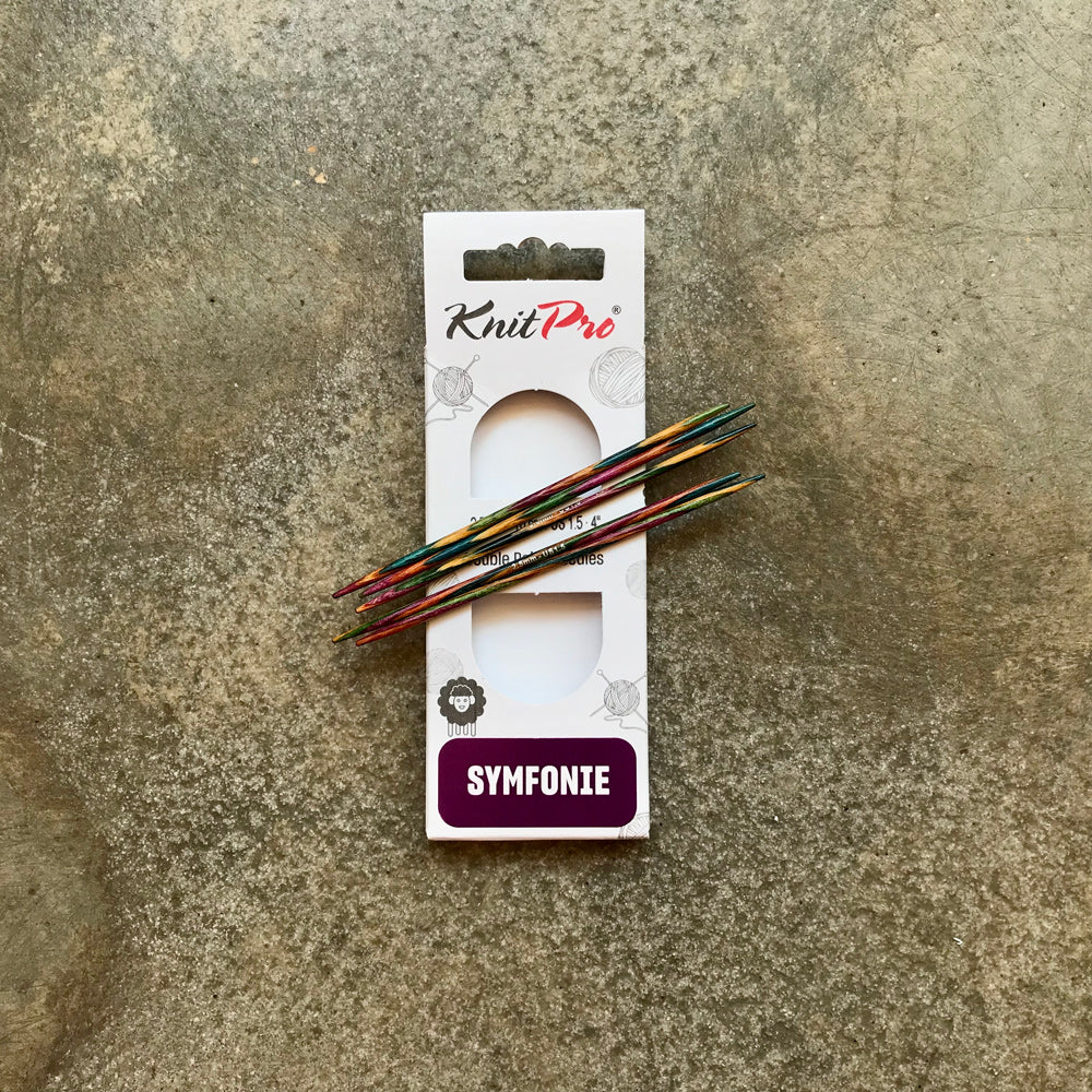 KnitPro Symfonie Wood agulhas de duas pontas (DPN)