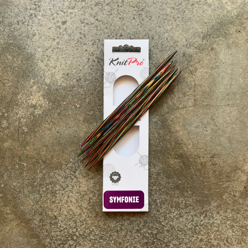 KnitPro Symfonie Wood agulhas de duas pontas (DPN)