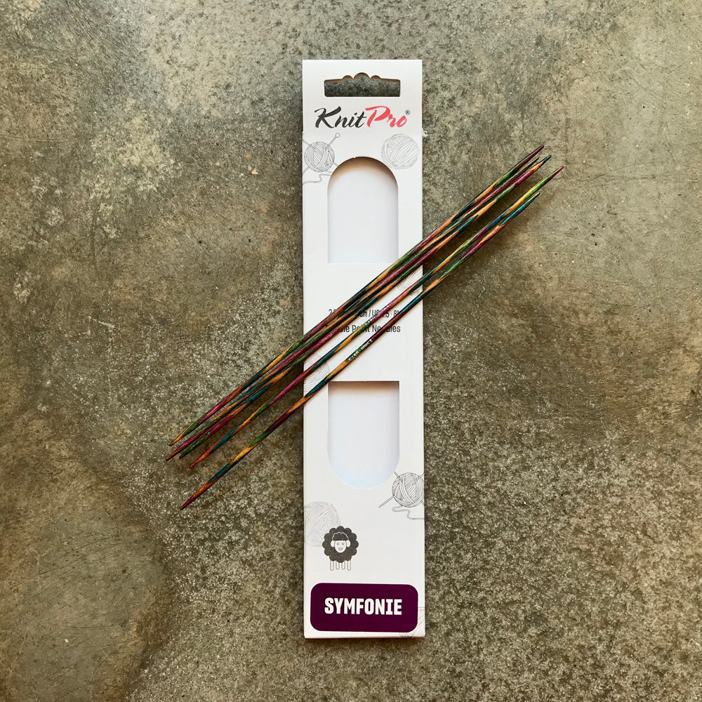 KnitPro Symfonie Wood agulhas de duas pontas (DPN)