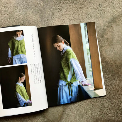 Knitted clothing and accessories using Rowan yarn | ローワンの糸で編む 棒針編みのウエアと小物