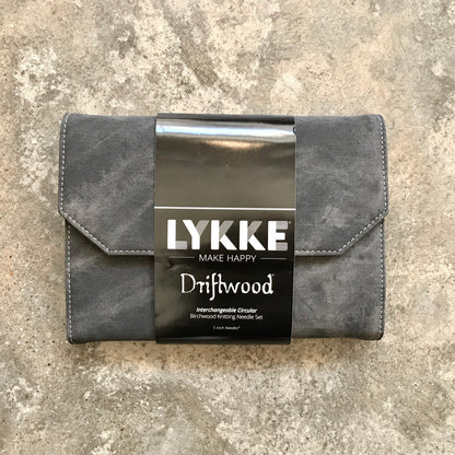 Lykke Driftwood 5" Interchangeable Circular Knitting Needle Set