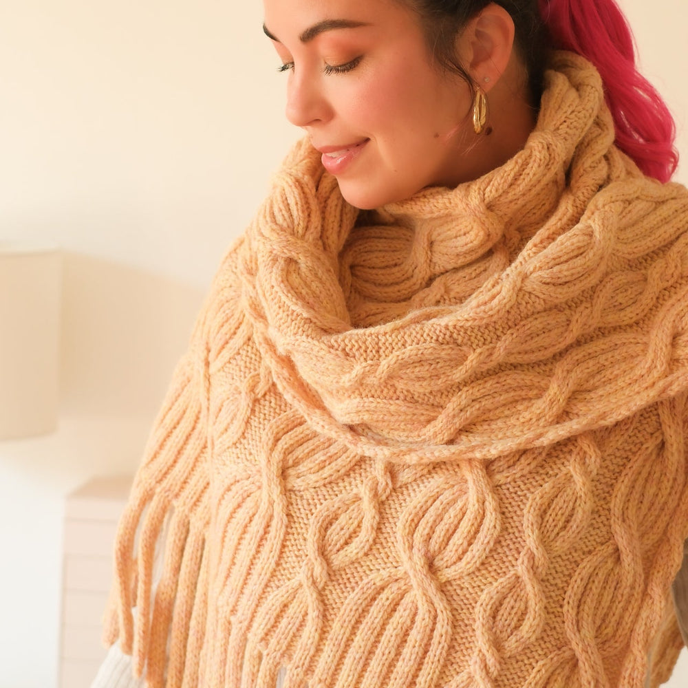 Milk Bun Shawl in Matiz 19