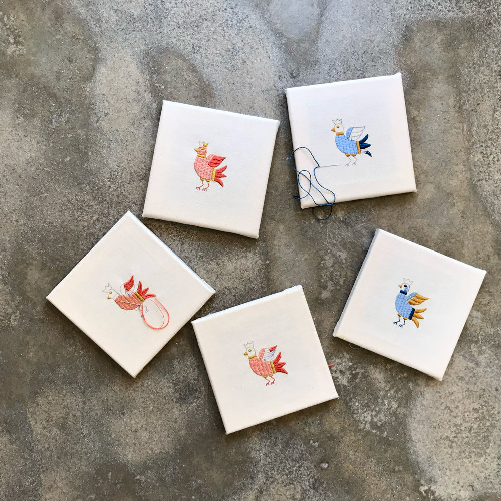 Castelo Branco Embroidery Workshop - Level II - The bird 