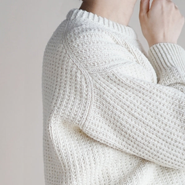 Rib Stitch Sweater in Mungo 001