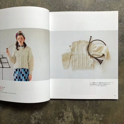 Basic wear and things knitted with needles using Sonomono | ソノモノで編む棒針編みのベーシックウエアとこもの