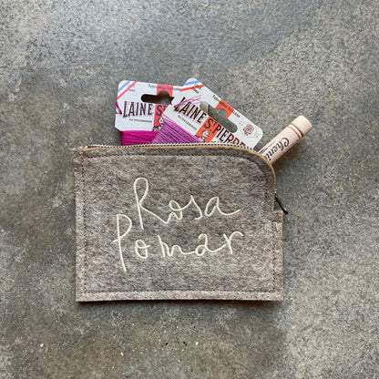 Knitting accessories purse