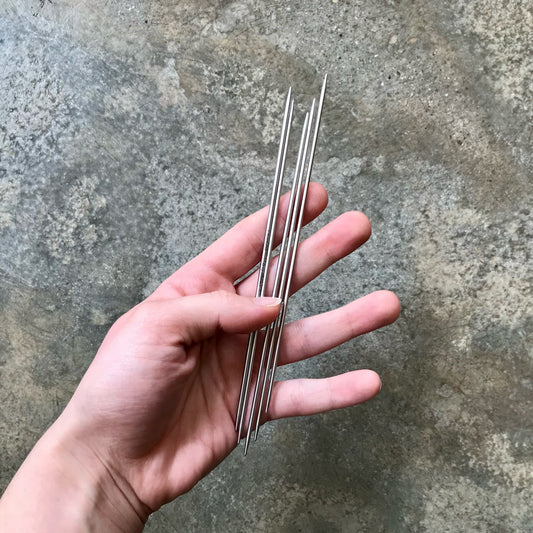 ChiaoGoo Stainless Steel double pointed needles (DPN)