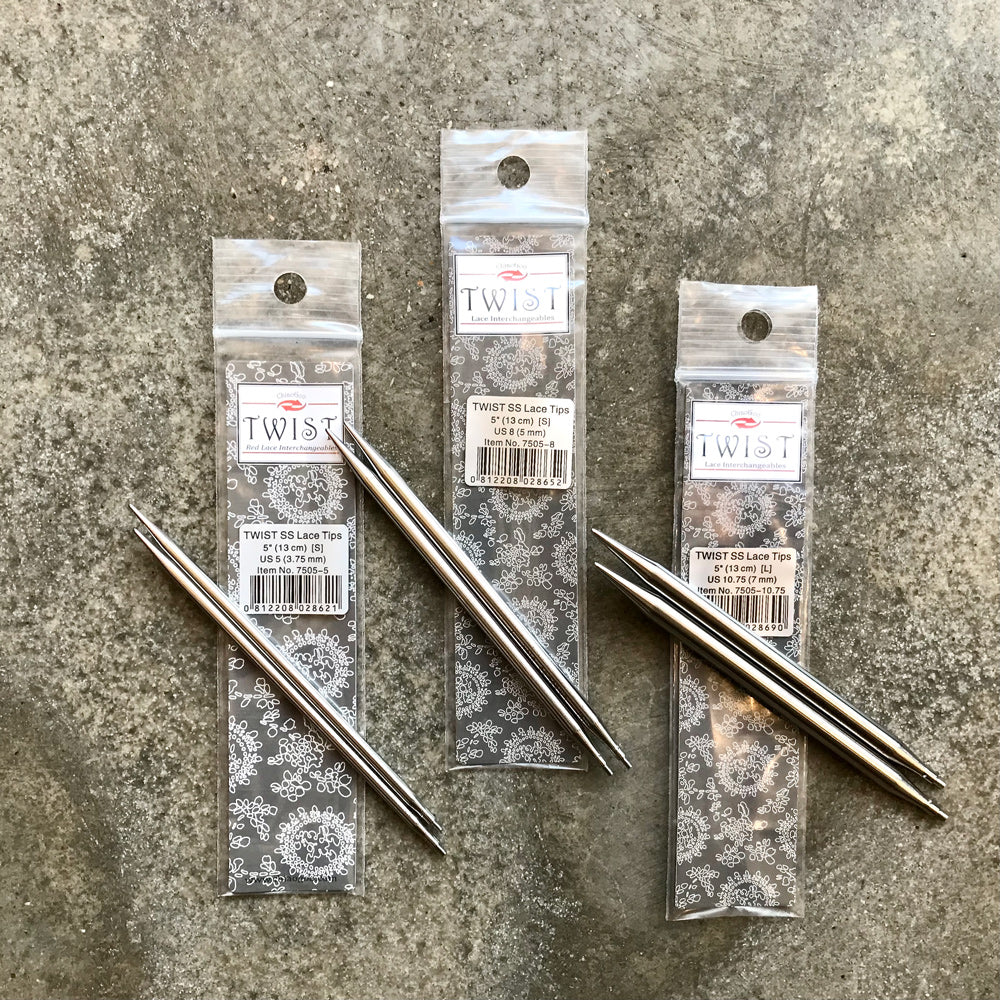 ChiaoGoo TWIST Lace agulhas intercambiáveis em metal