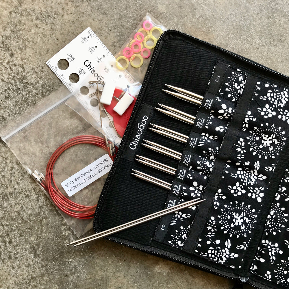 ChiaoGoo TWIST Red Lace interchangeable circular needles set