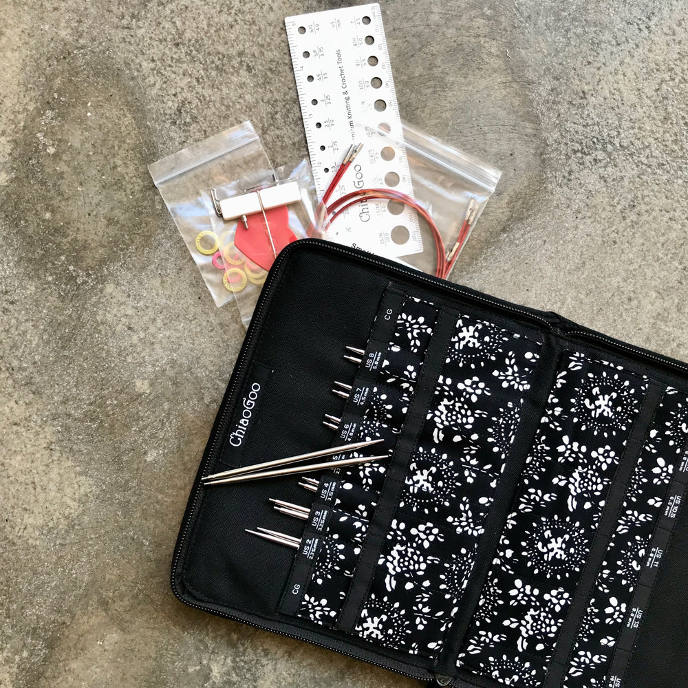 ChiaoGoo TWIST Red Lace interchangeable circular needles set