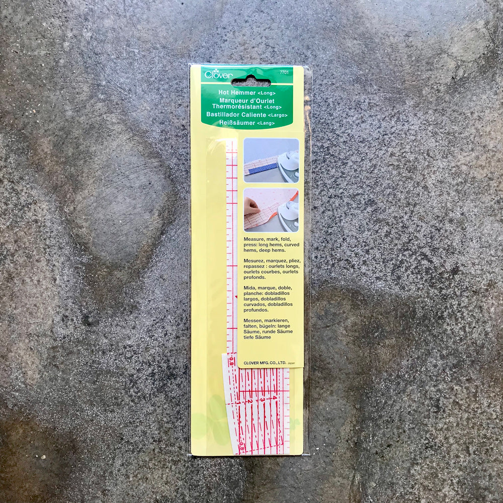Clover régua para bainhas resistente ao calor