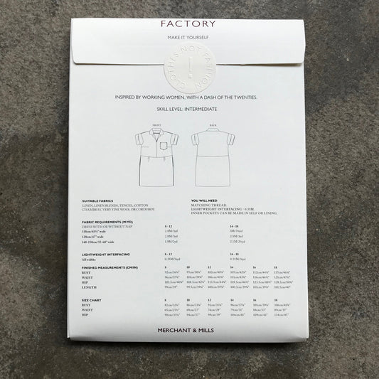 Merchant & Mills The Factory Dress Pattern