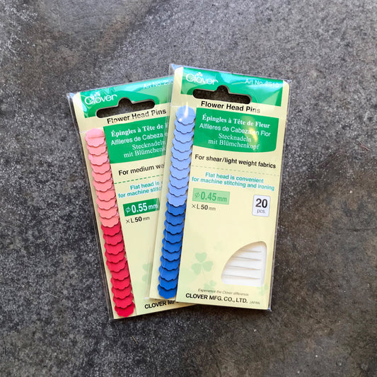 Alfinetes para patchwork finos | Flowerhead pins