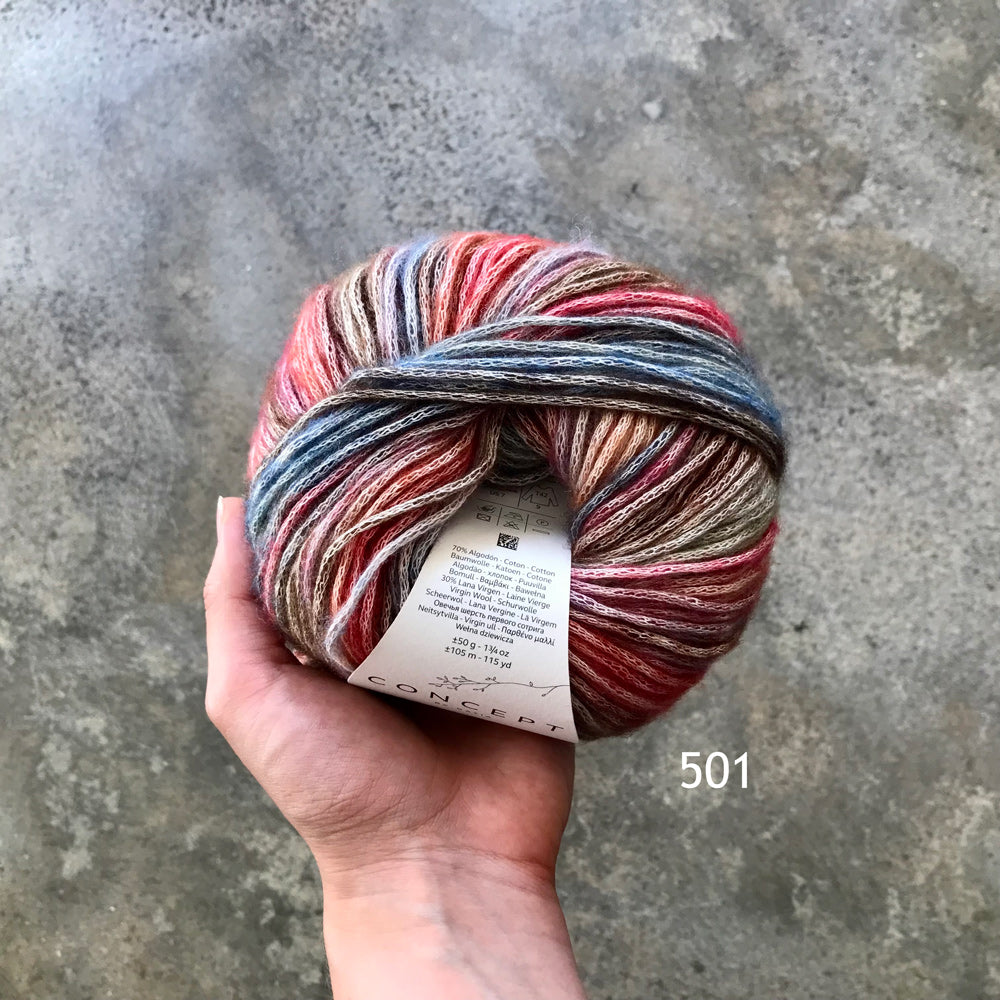 Katia Concept Cotton-Merino Rainbow