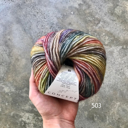 Katia Concept Cotton-Merino Rainbow