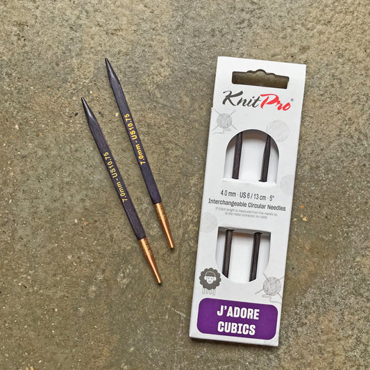 KnitPro J’ADORE Cubics interchangeable circular needles