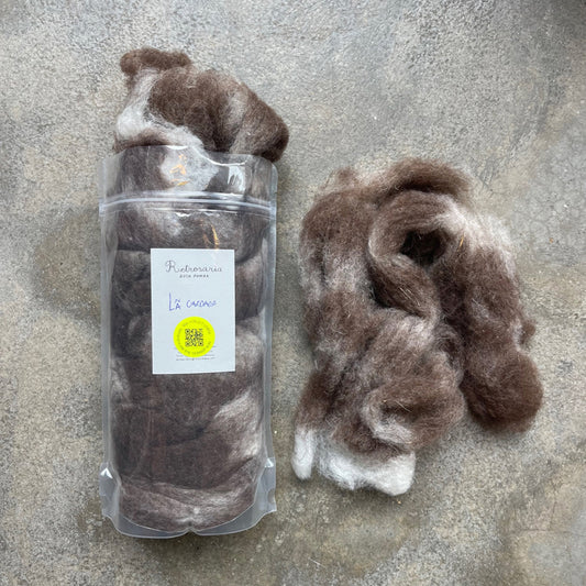 Carded wool