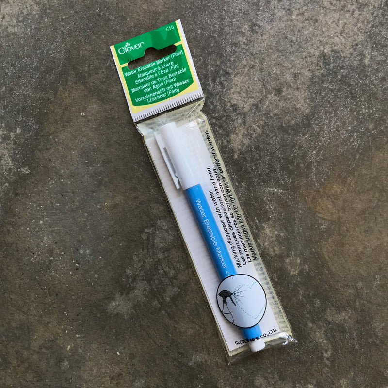 Marcador para tecido CLOVER water erasable marker