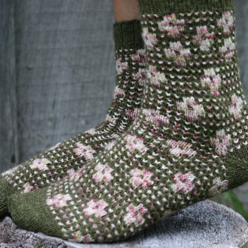 Pressed Flowers Socks Kit