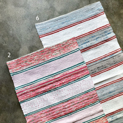 Handwoven rag rug
