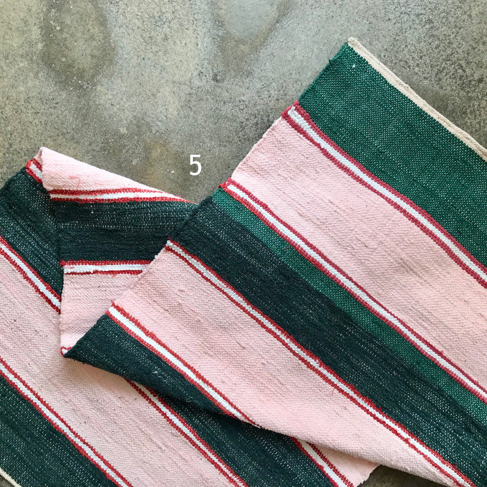 Handwoven rag rug