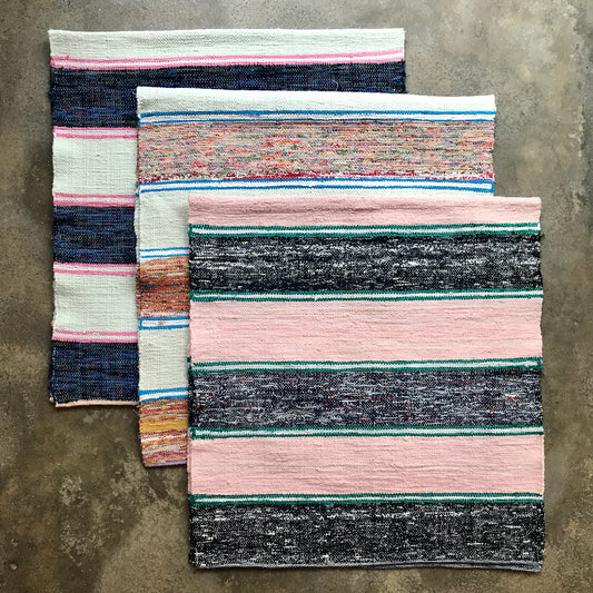 Handwoven rag rug